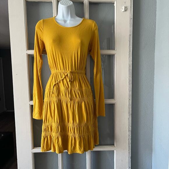 Anthropologie Ingrid Tiered-Ruffle Dress By Dolan - Picture 3 of 9